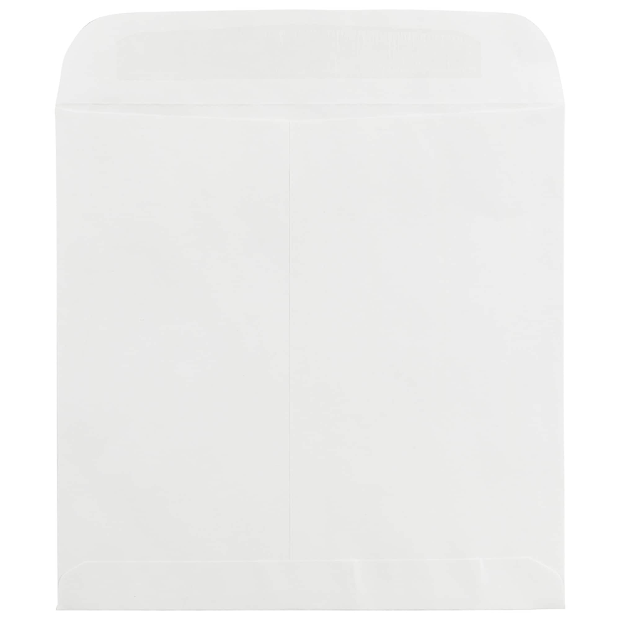 JAM Paper 12.5" Large White Square Invitation Envelopes